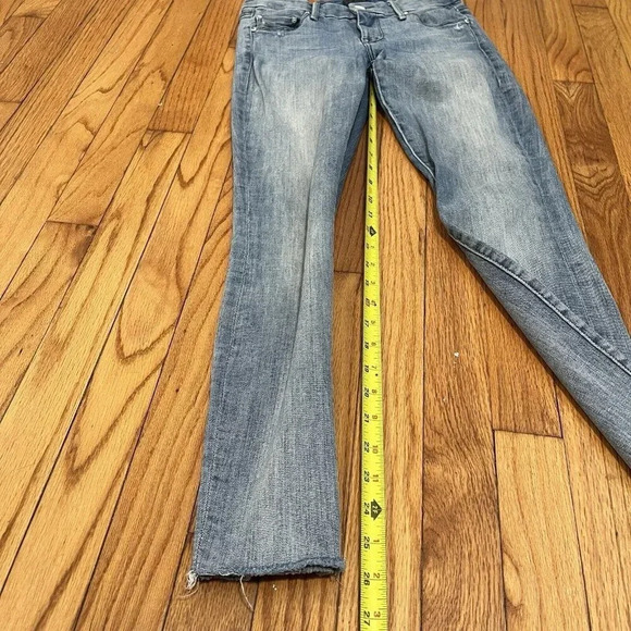 Mother Denim Looker Ankle Fray Jeans in Clear as Day Size 25 - Picture 10 of 12
